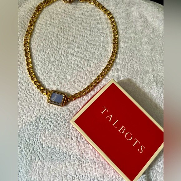 Talbots Faceted pendant necklace size 18” - Picture 5 of 6